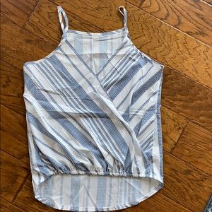 NWOT - cute navy and white tank - size M